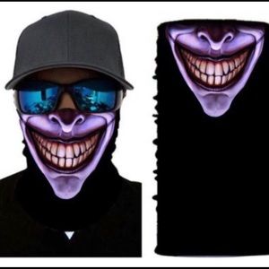 Joker Neck Gaiter Face Covering New